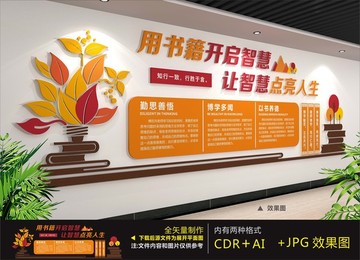 閱覽室 形象墻