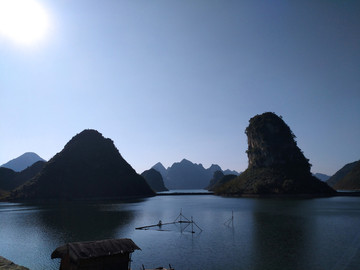 靖西渠洋湖风景