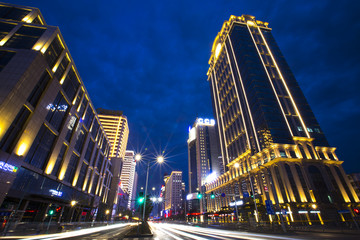 长春市西安大路夜景