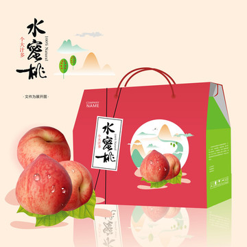 水密桃 壽桃 桃子包裝