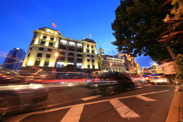 外滩万国建筑群夜景