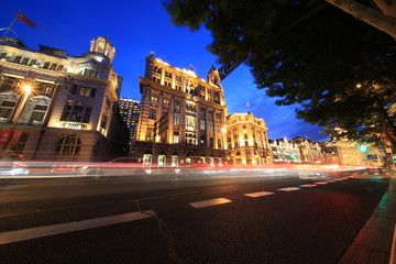 外滩万国建筑群夜景