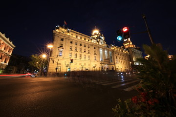 外滩万国建筑群夜景