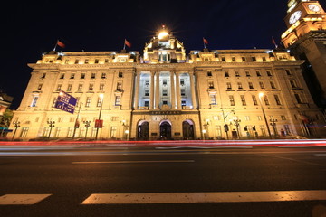 外灘萬國建筑群夜景