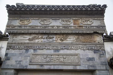 枣庄 台儿庄古城 北方砖雕