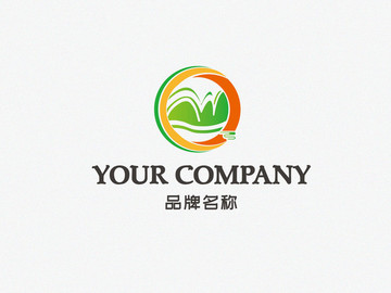 山水景区logo