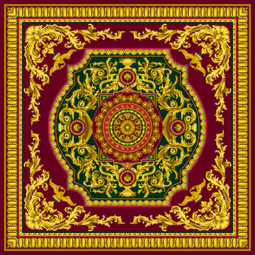 欧式精美地毯图案
