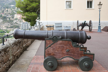 摩纳哥公国 摩纳哥 大炮 炮车