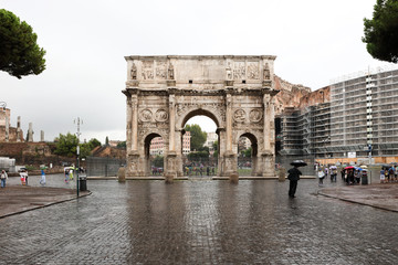 罗马凯旋门欧洲古建筑