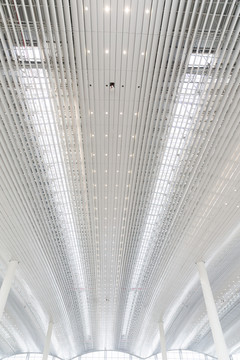 白云国际机场T2航站楼内部穹顶