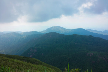 鹅凰嶂 山峦 远山