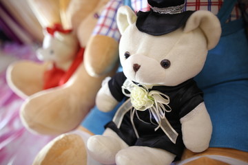 婚庆玩具熊装饰