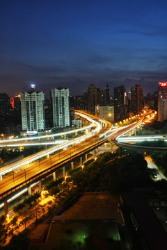 广州中山一立交夜景