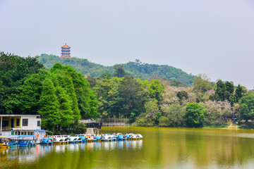 广州麓湖公园