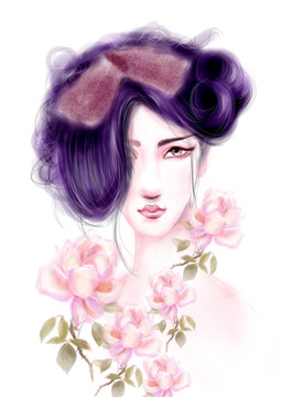 少女插畫