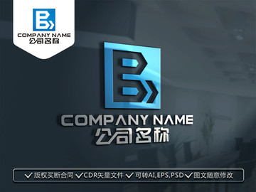 B字母LOGO设计