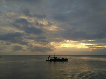 晚霞海景