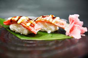 火焰蟹柳寿司