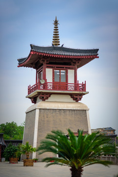 仿古建筑寺庙建筑塔