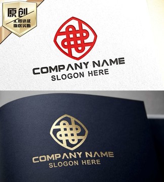中國風(fēng) 中國結(jié)LOGO設(shè)計