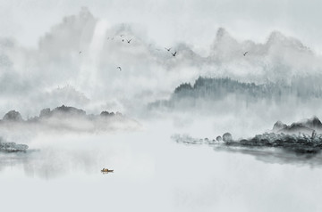 水墨山水