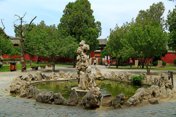 山東 泰安 岱廟 漢柏院