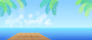 清涼夏季背景
