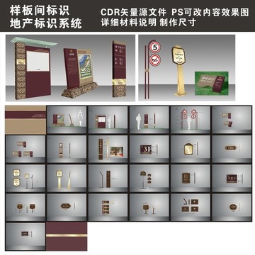 地產(chǎn)售樓處樣板間標(biāo)識(shí)導(dǎo)視系