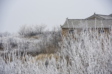 伏羲山冰挂