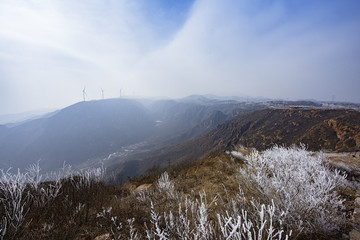 伏羲山冰挂