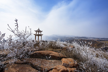 伏羲山冰挂