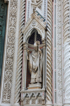 圣母百花大教堂教堂雕塑