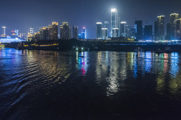 重庆朝天门夜景