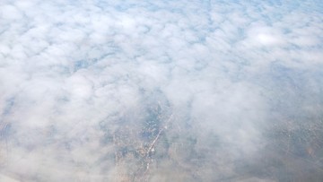 藍天白云背景