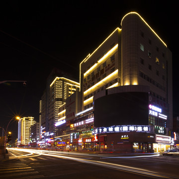 长春市同志街夜景