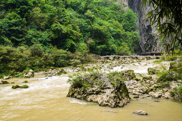 贵州峡谷河流