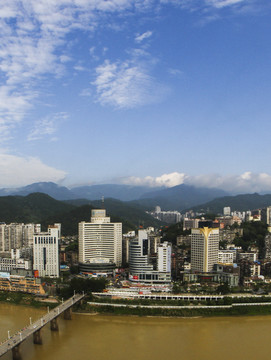 福建南平城市风光