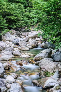 白马大峡谷溪流