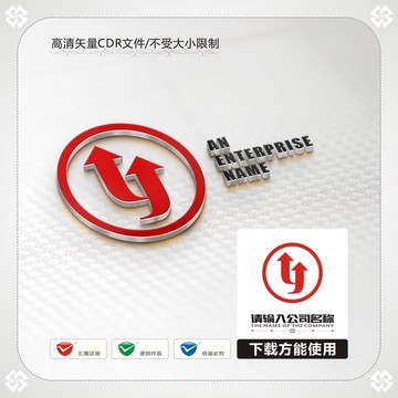 創(chuàng)意箭頭字母Y商標(biāo)