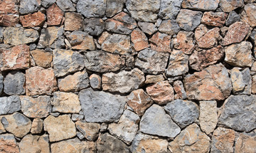 藏族风格的石头墙