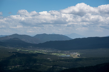 玉龙雪山下的小村庄