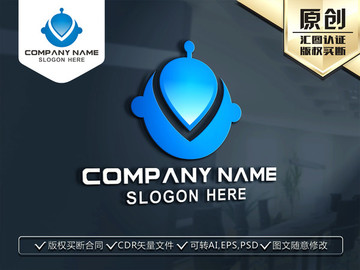 機器人LOGO設計