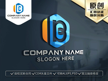 B字母LOGO设计