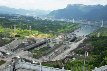 三峡工程风光