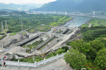 三峡工程风光