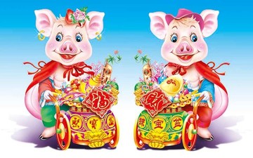 豬年門貼