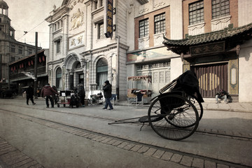 老上海街景