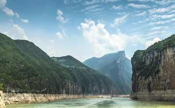 瞿塘峡风光