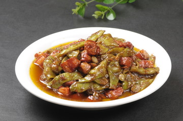 紅燒肉燜豆角