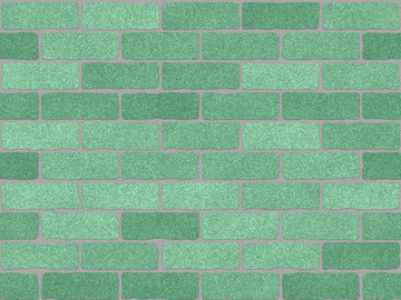 绿色砖墙背景